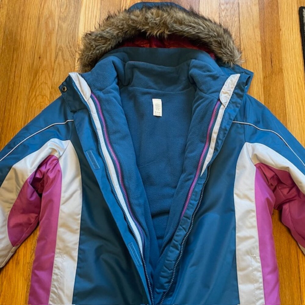 Cherokee Girls Fleece Lined 3 in 1 Winter Jacket (Size 14/16)